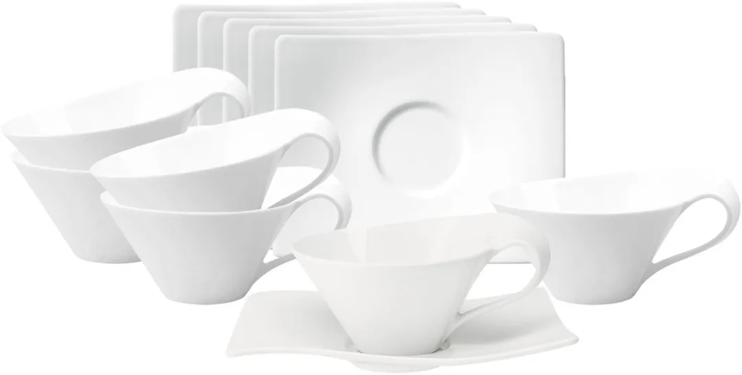Villeroy & Boch NewWave Teetassen Set 6 Stuks