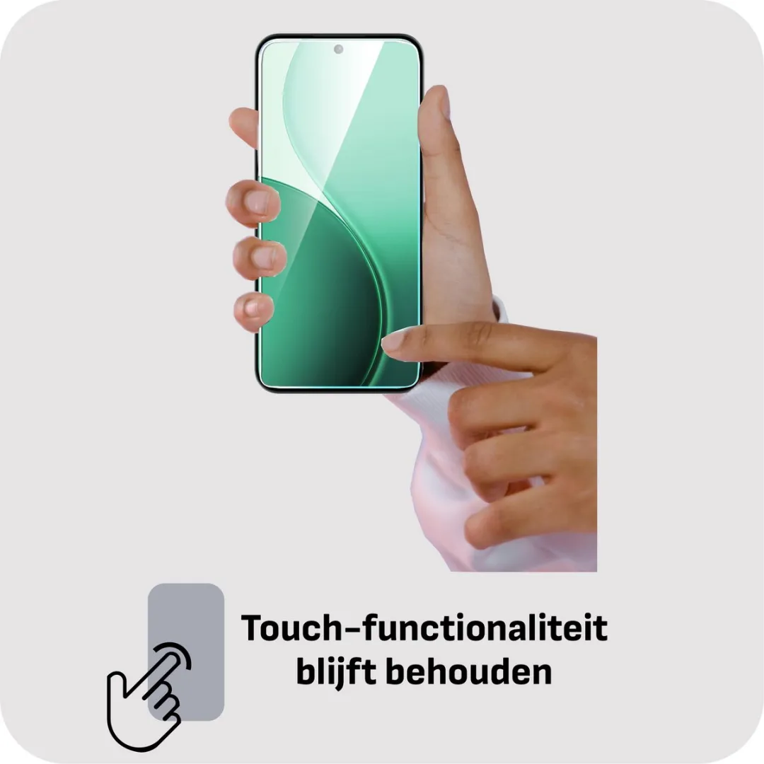 Just in Case Screenprotector Oppo Reno 14 - Gehard Glas - afbeelding 6 van 6