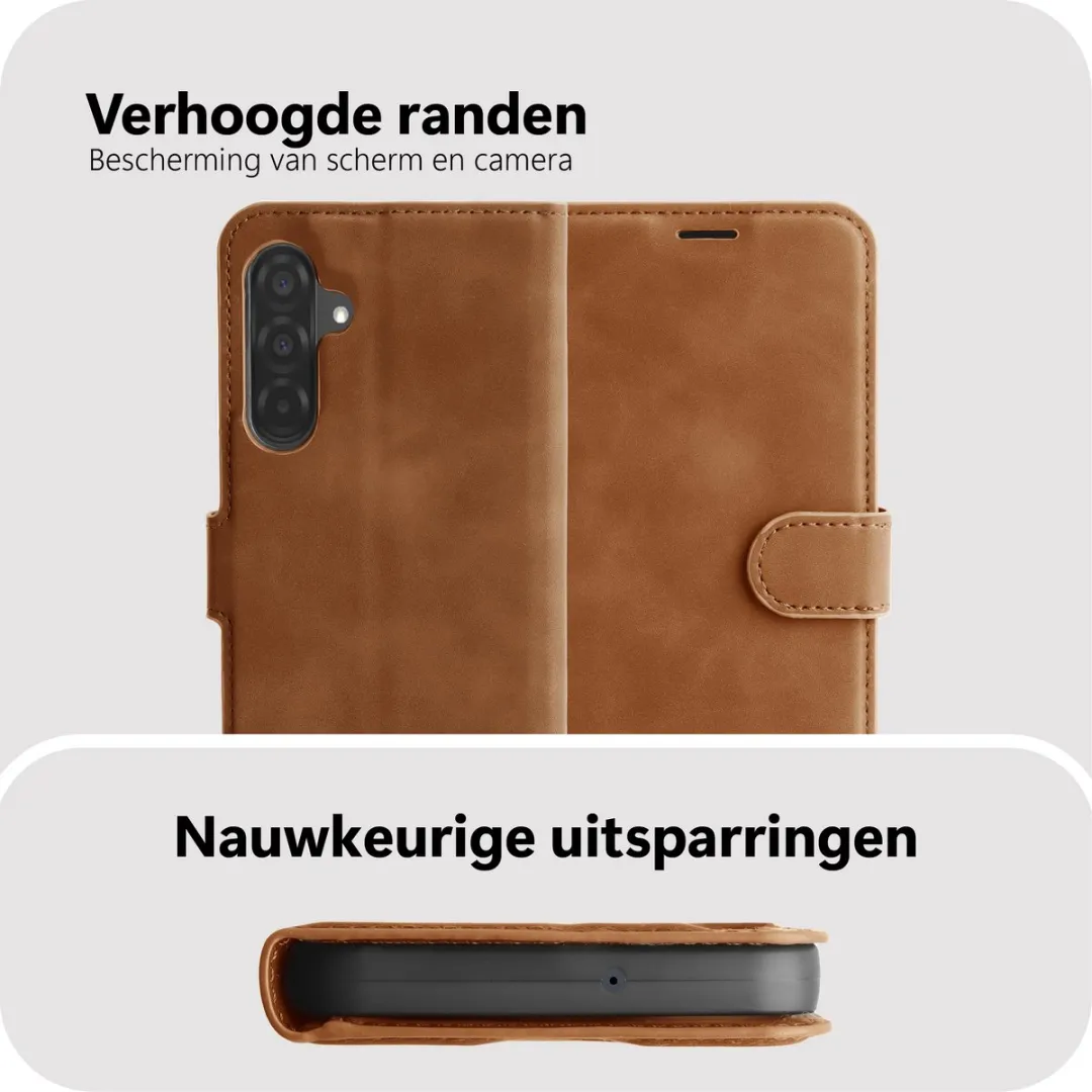 Just in Case Samsung Galaxy A57 Hoesje MSA2871PW4 - 4 Pasjes - Bruin