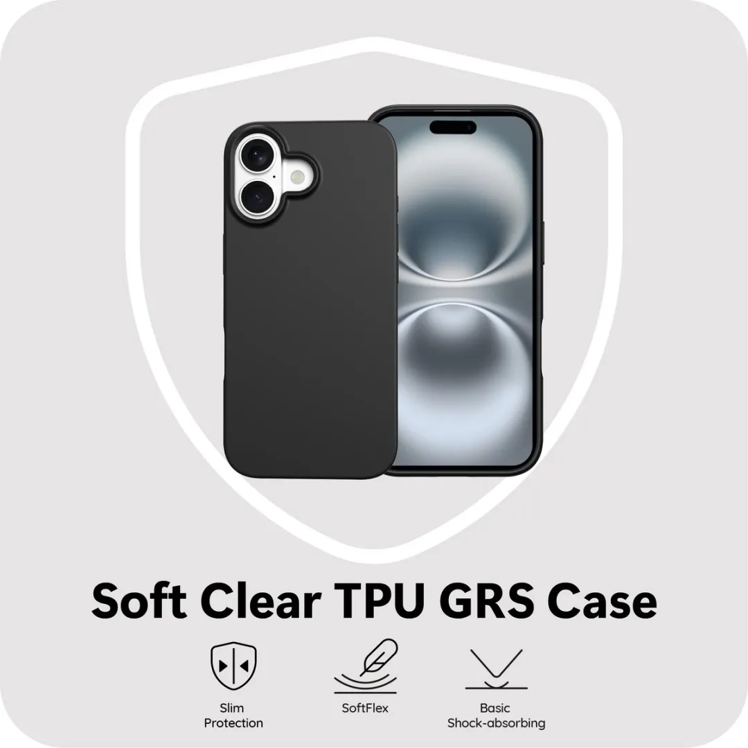 Just in Case iPhone 17 Siliconen Hoesje MAP2761ZC1 - Zwart