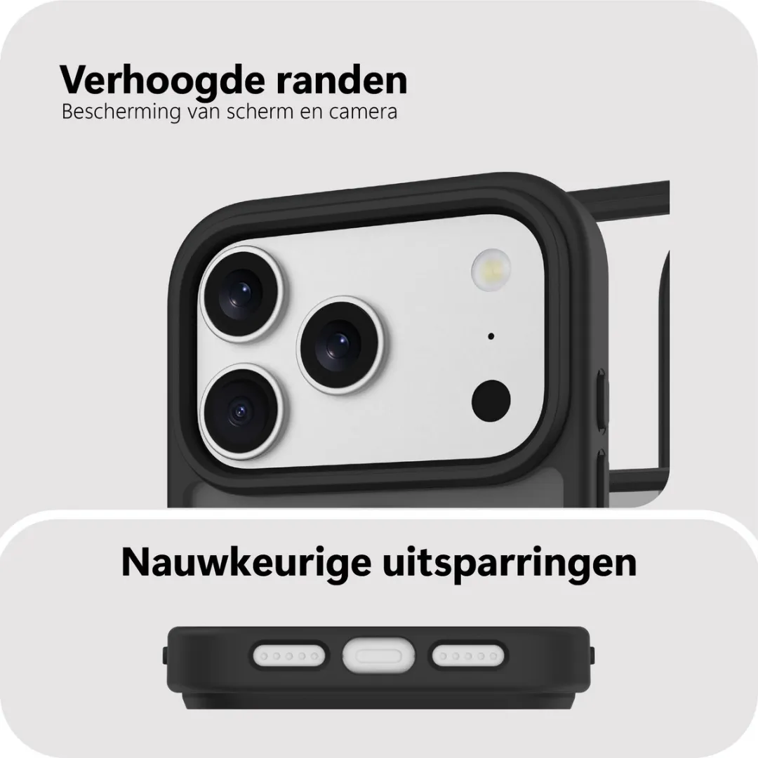Just in Case iPhone 17 Pro Max Hoesje MAP2763AE1M - Zwart