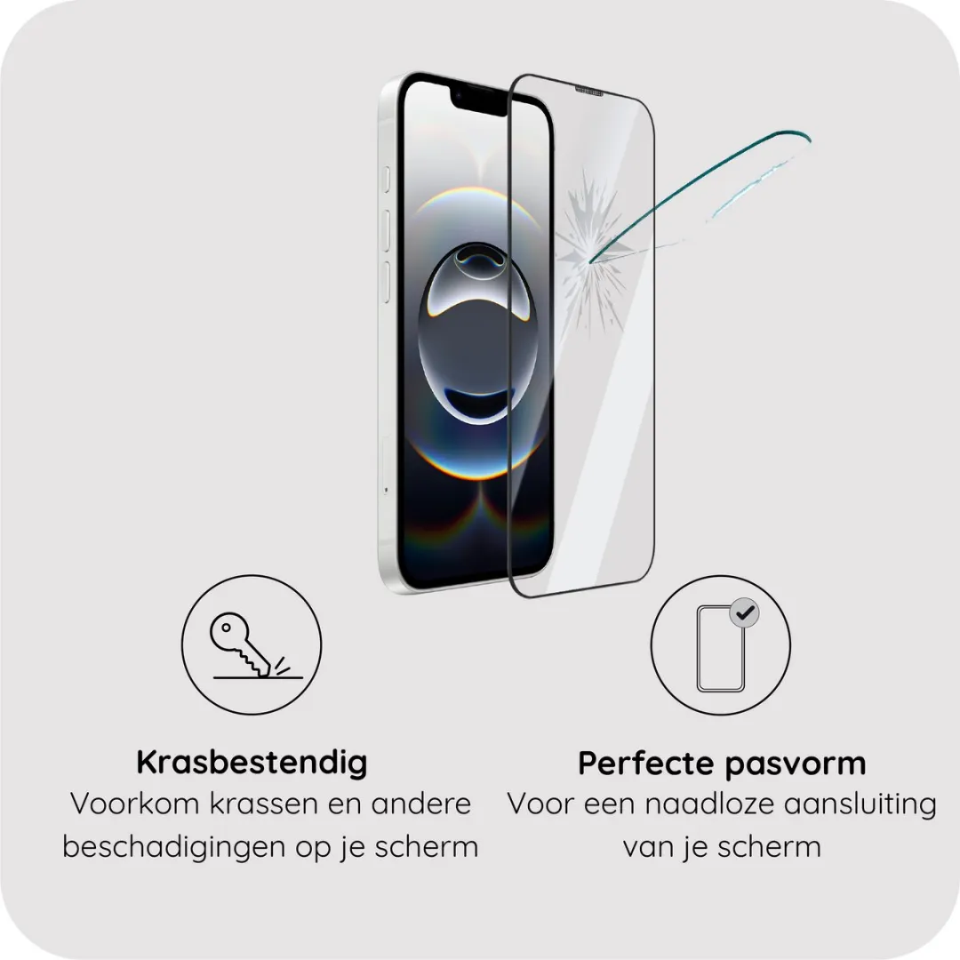 Just in Case iPhone 16/17 Screenprotector - 1 Stuk