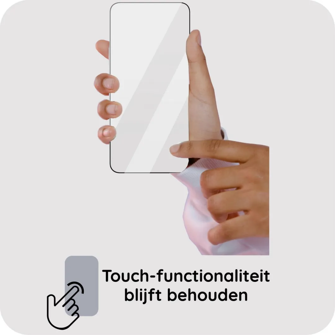 Just in Case iPhone 16/17 Screenprotector - 1 Stuk