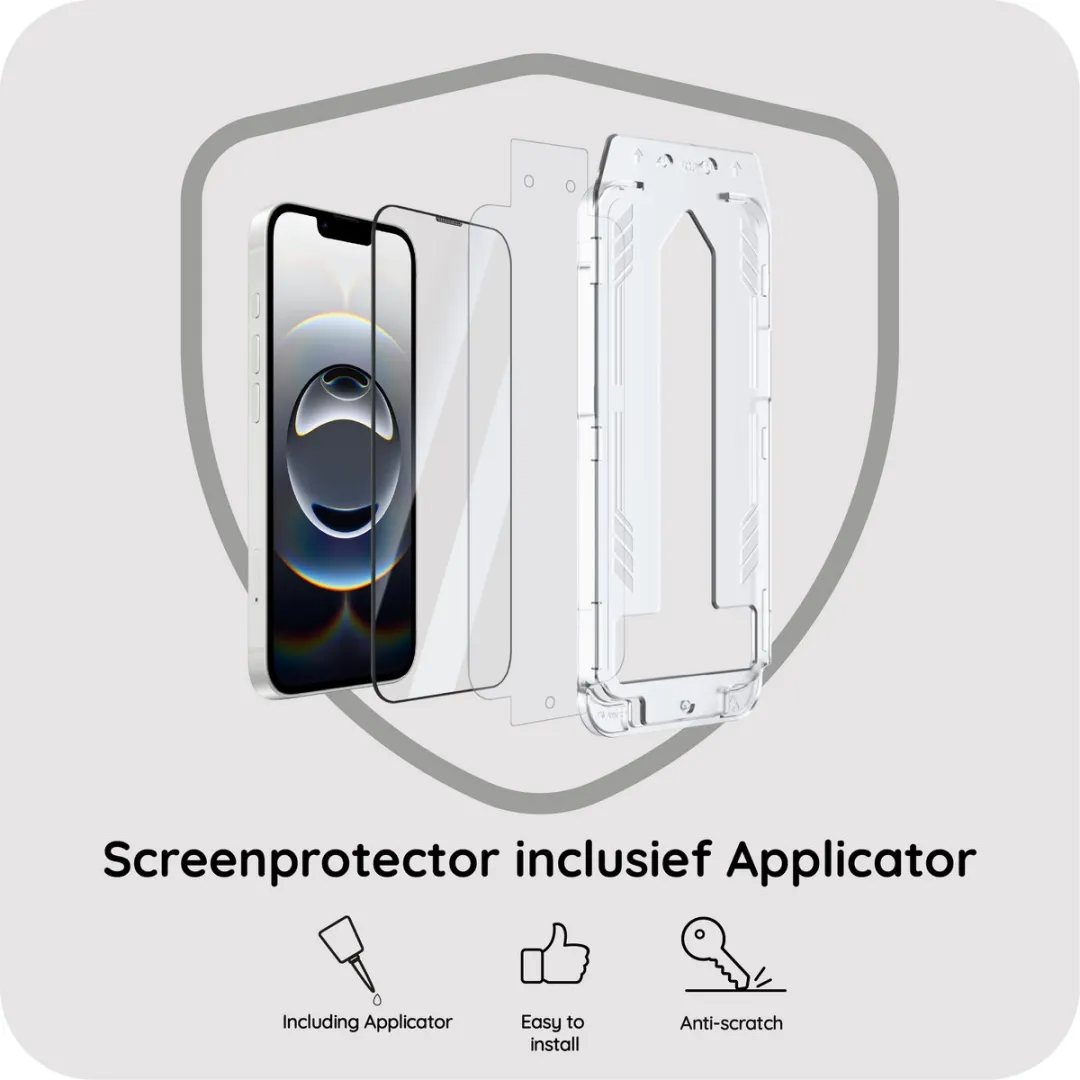 Just in Case iPhone 16/17 Screenprotector - 1 Stuk - afbeelding 6 van 6