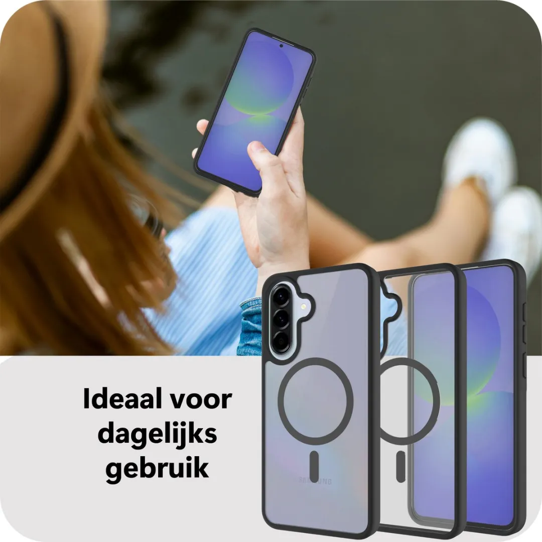 Just in Case MSA2870AE1M Hoesje - Samsung Galaxy A37 - Zwart