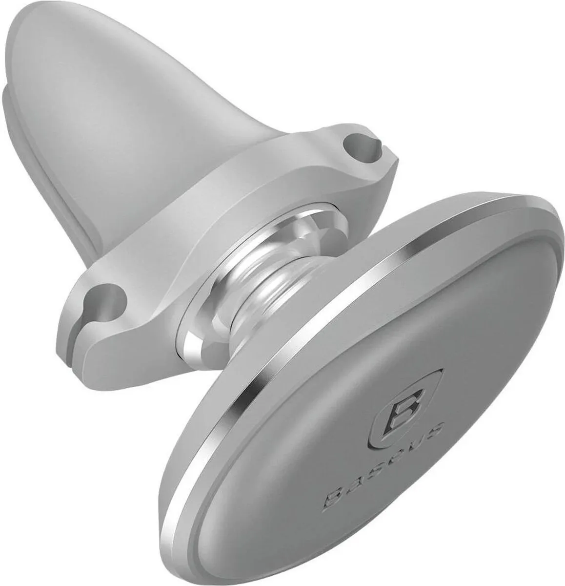 Baseus Magnetische Ventilatierooster Auto Telefoonhouder - Zilver
