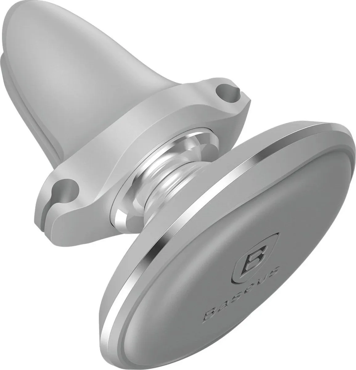 Baseus Magnetische Ventilatierooster Auto Telefoonhouder - Zilver