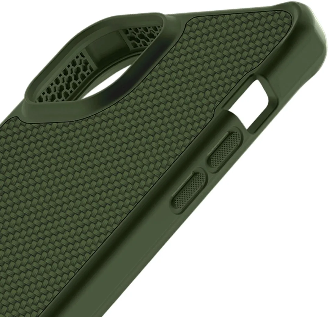 Itskins Hoesje iPhone 14 Plus Ballistisch Nylon - Groen