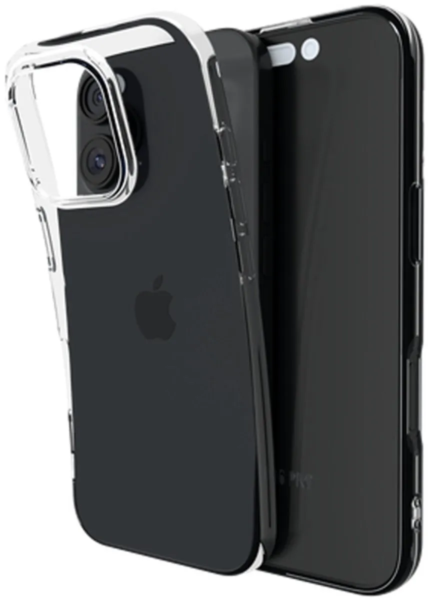 Just in Case iPhone 16 Pro Max Hoesje Siliconen Transparant