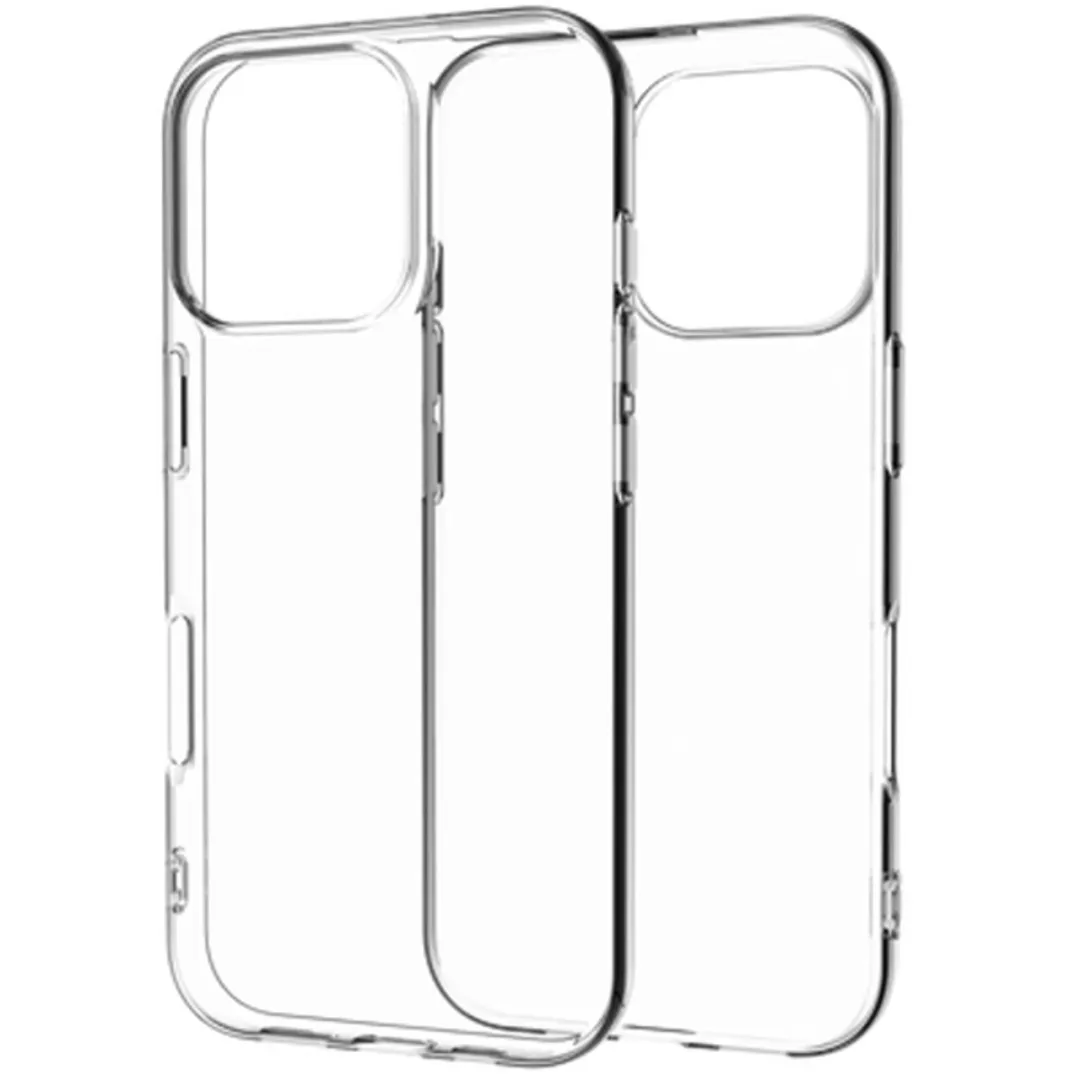 Just in Case iPhone 16 Pro Max Hoesje Siliconen Transparant