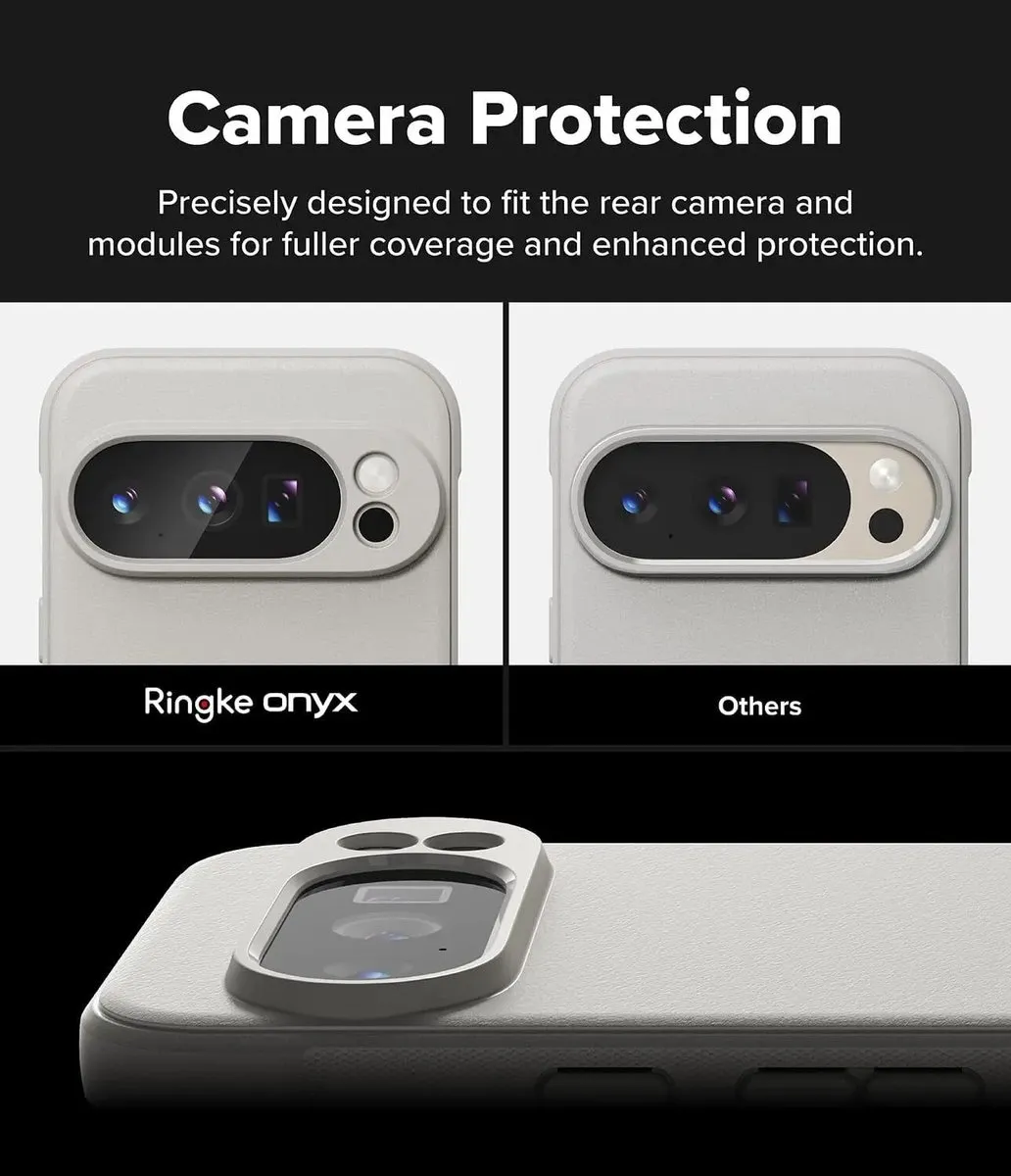 Ringke Onyx Magnetic Hoesje Grijs - MagSafe/Qi2 voor Google Pixel 10 Pro XL
