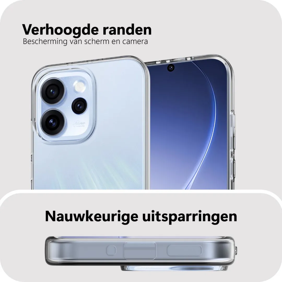 Just in Case Hoesje Oppo Reno 15F - Transparant - MOO2880KL0L - afbeelding 6 van 6