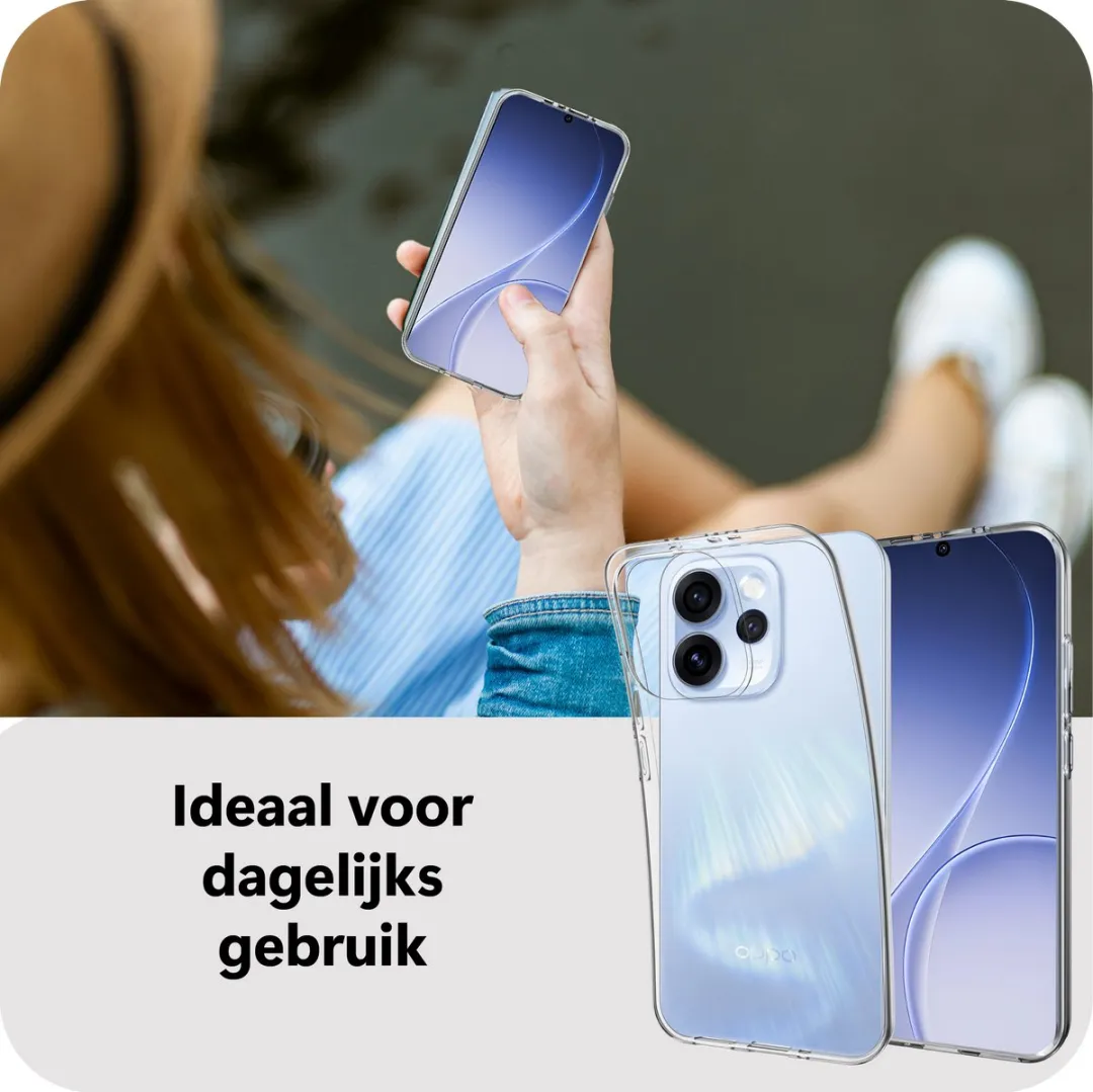Just in Case Oppo Reno15F Hoesje Siliconen MOO2880KL0 - Transparant