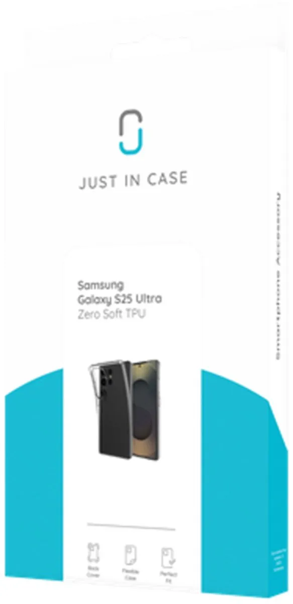 Just in Case Siliconen Hoesje Samsung Galaxy S25 Ultra - Transparant 8504302