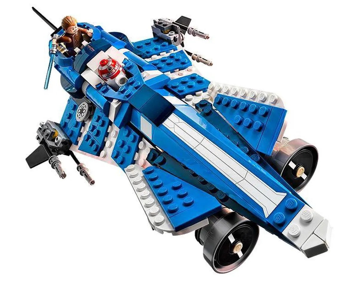 LEGO Star Wars Anakins Custom Jedi Starfighter 75087 - 370 Stukken - afbeelding 2 van 6