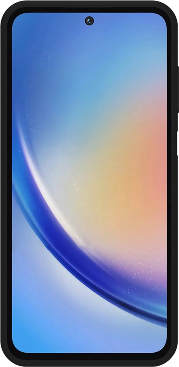 Just in Case Hoesje Samsung Galaxy A35 - Siliconen - Zwart - 8446190