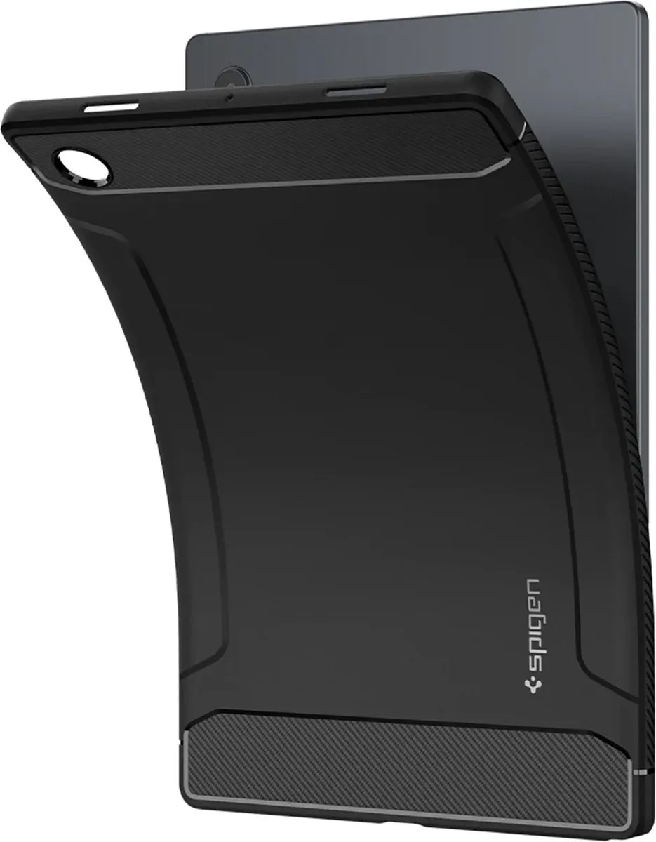 Spigen Rugged Armor ACS04136 Hoes - Samsung Galaxy Tab A8 2021 - Zwart