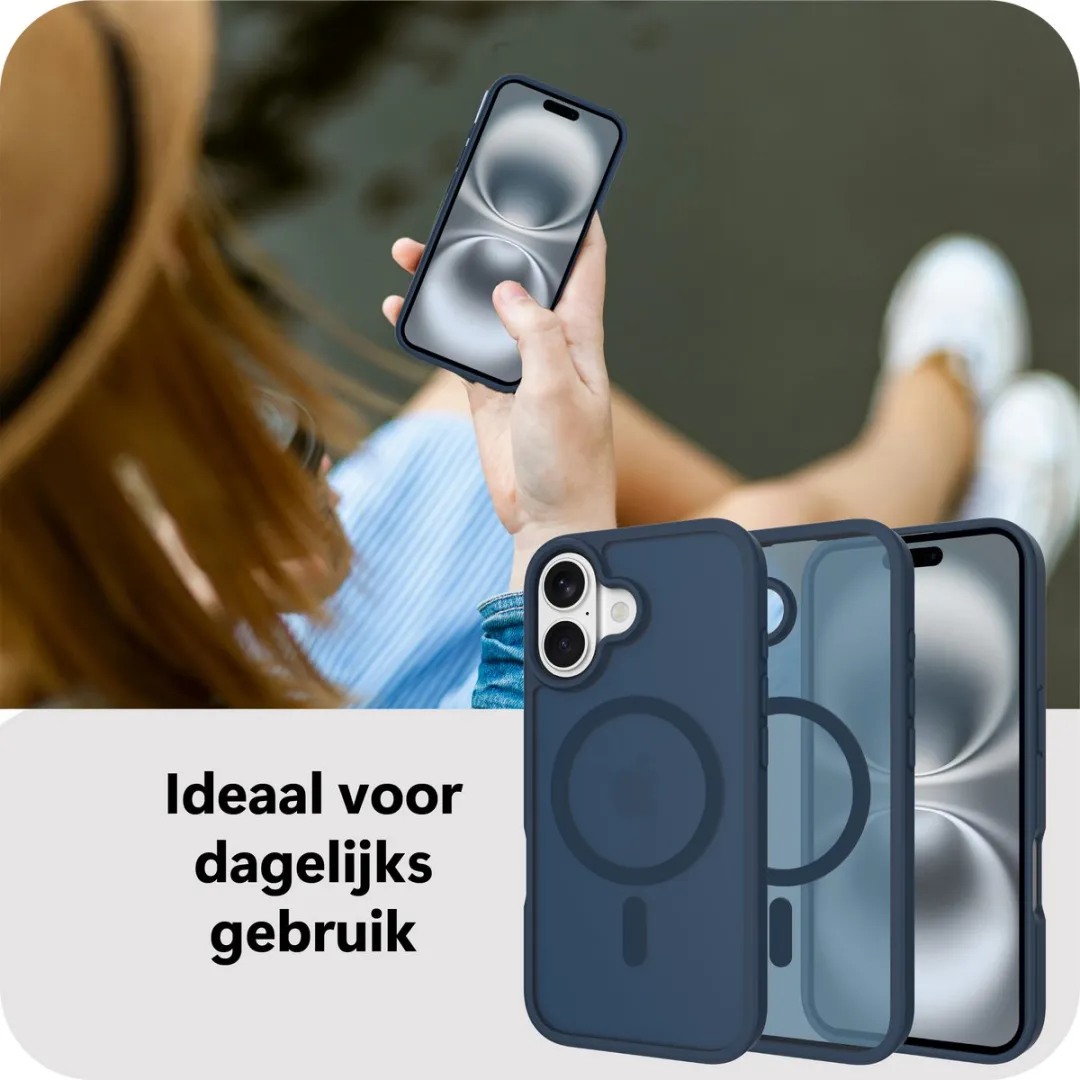 Just in Case iPhone 17 MAP2761AE7M Hoesje - Military Grade - Blauw