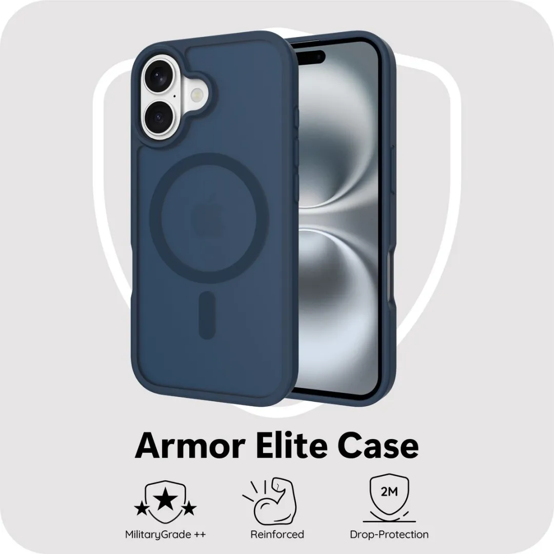Just in Case iPhone 17 MAP2761AE7M Hoesje - Military Grade - Blauw - afbeelding 6 van 6