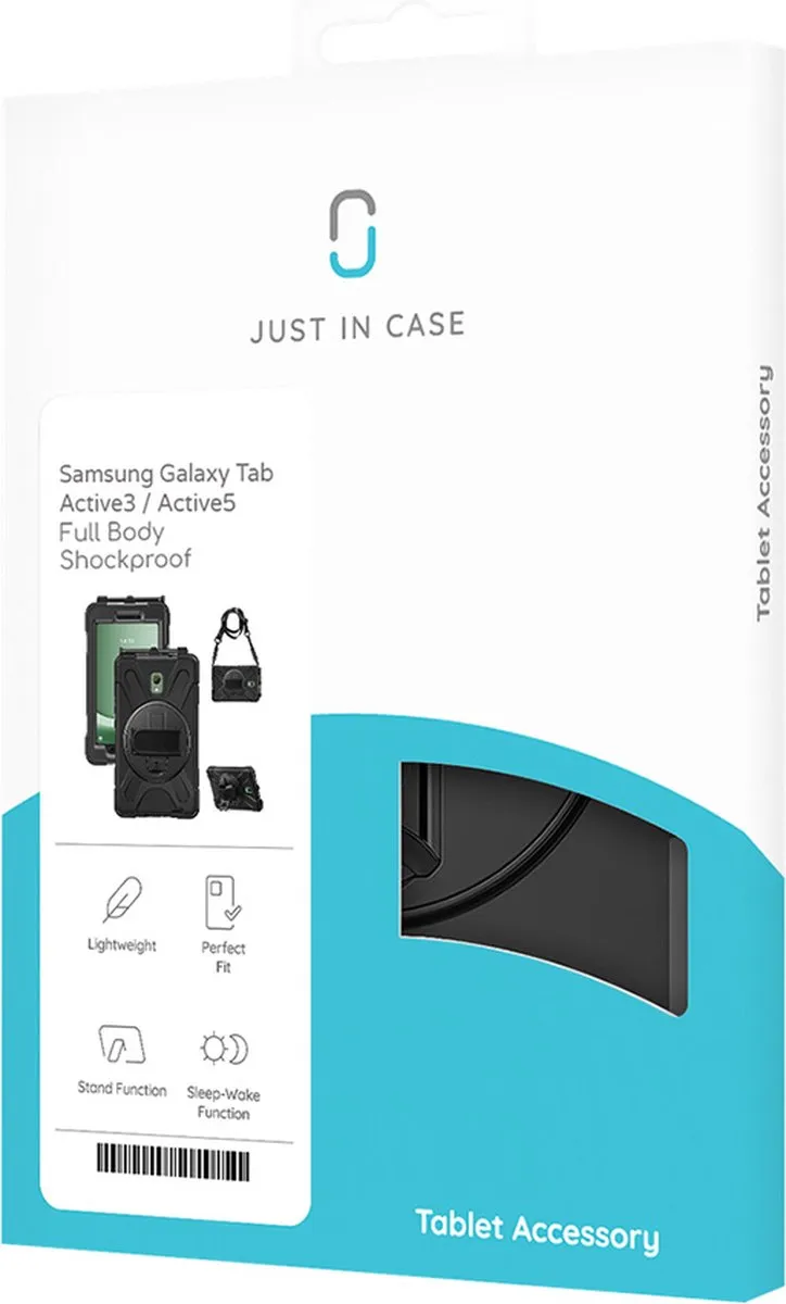 Just in Case 8491411 Tablethoes - Samsung Galaxy Tab Active - Zwart