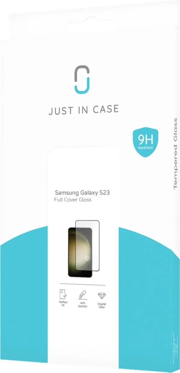 Just in Case Samsung Galaxy S23 Screenprotector Full Cover Glas