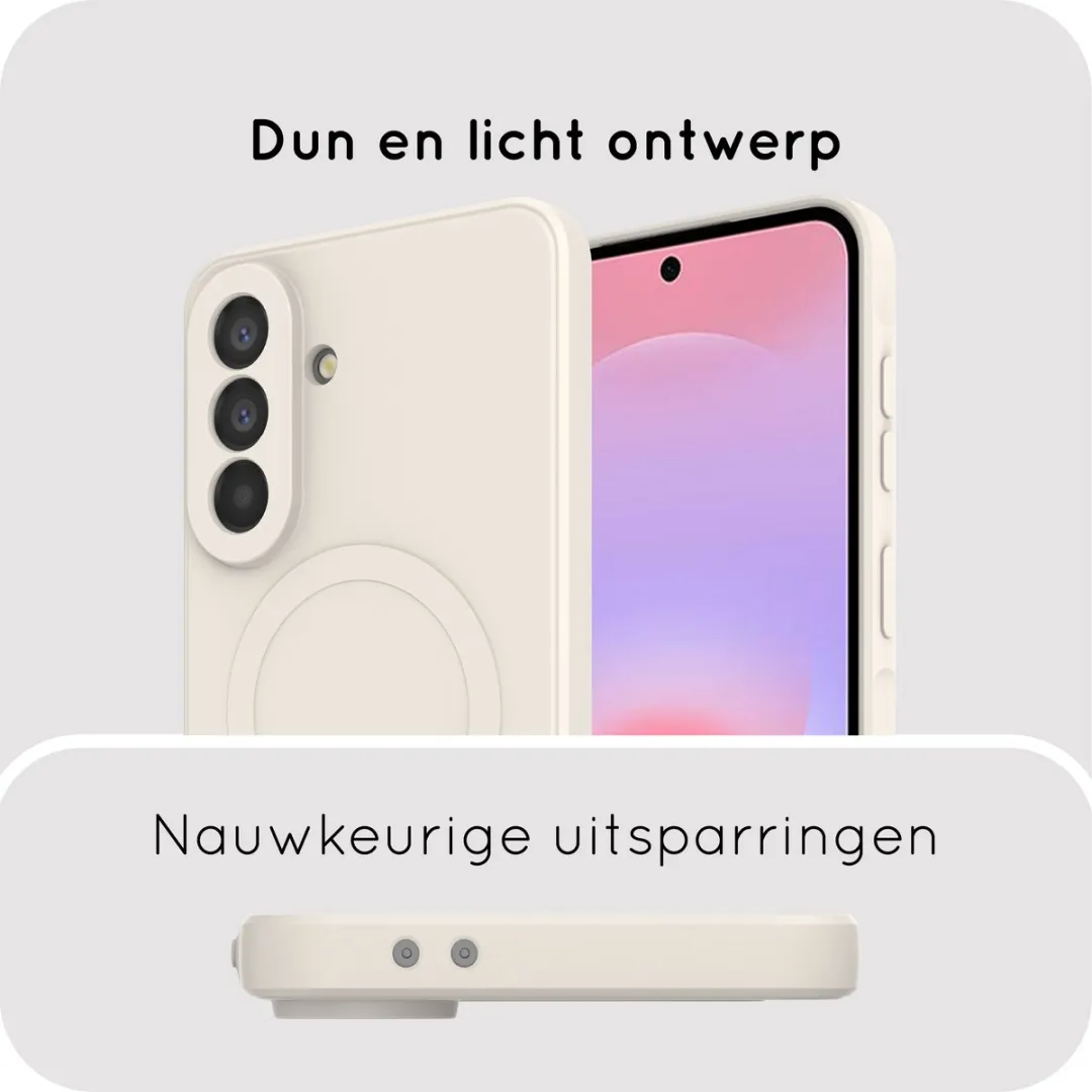Just in Case MSA2870KC10M Hoesje - Samsung Galaxy A37 - MagSafe - Wit - afbeelding 6 van 6