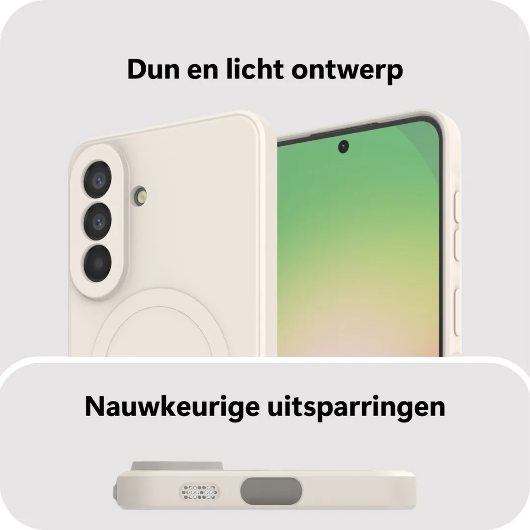 Just in Case MSA2870KC10M Hoesje - Samsung Galaxy A37 - MagSafe - Wit