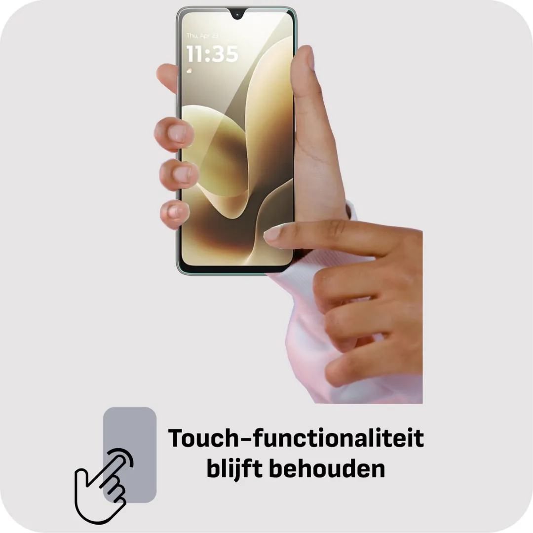 Just in Case Moto G06 Screenprotector - Gehard Glas