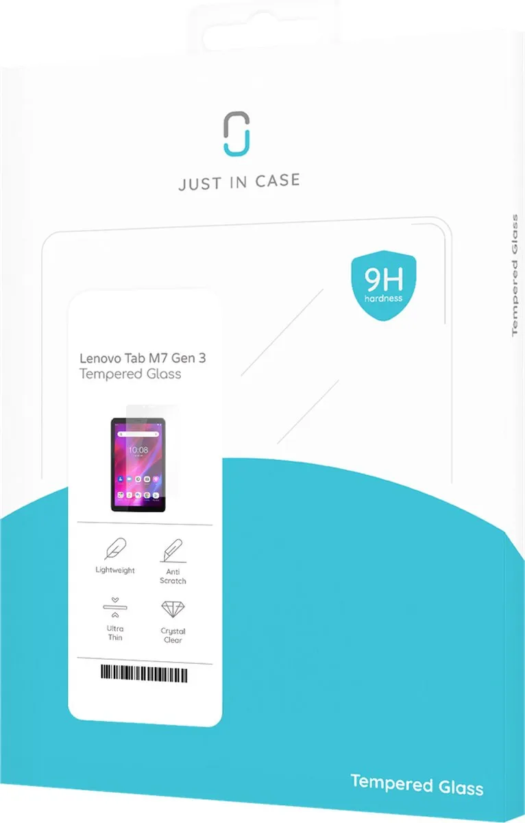 Just in Case Lenovo Tab M7 Gen 3 Screenprotector 9868762 - Transparant