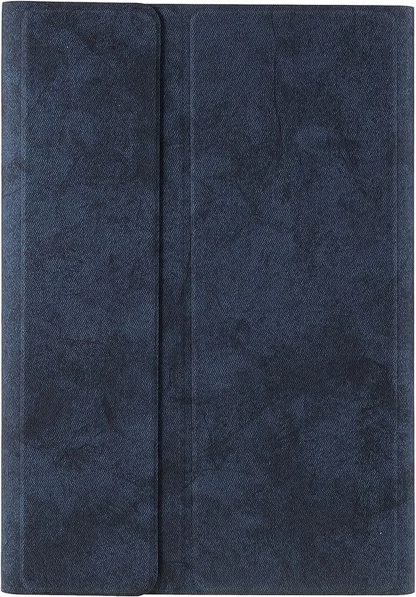 Just in Case Tablethoes met Toetsenbord AZERTY Vintage Blauw - Samsung Galaxy Tab S8+ 12.4