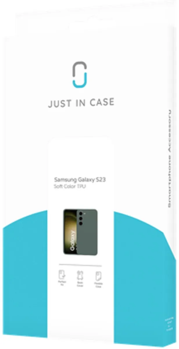 Just in Case Hoesje Samsung Galaxy S23 - Groen - 8062819