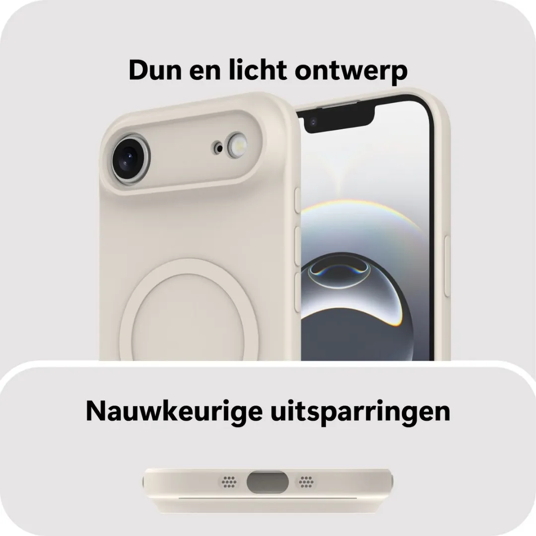 Just in Case iPhone Air MAP2764KC10M Hoesje - MagSafe - Ivory
