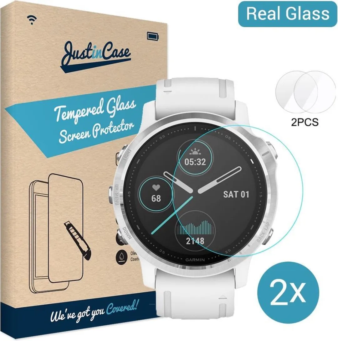 Just in Case Screenprotector Garmin Fenix 6S Pro 42mm