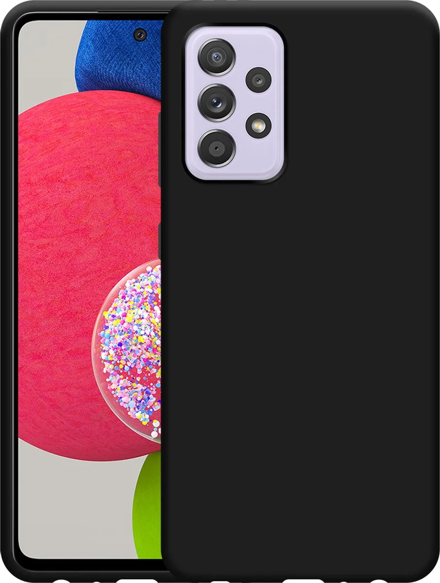 Just in Case Siliconen Hoesje Samsung Galaxy A52/A52s 4080526 - Zwart