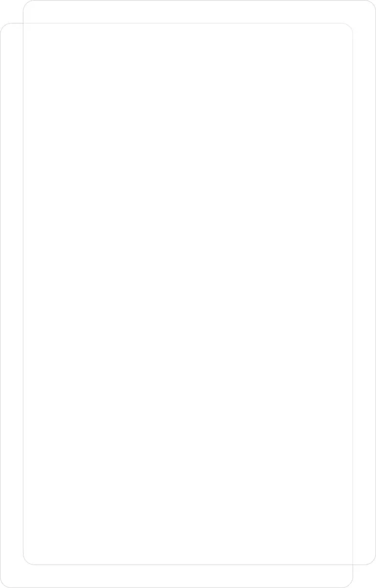 Just in Case Screenprotector Samsung Galaxy Tab S6 Lite - 2 Stuks