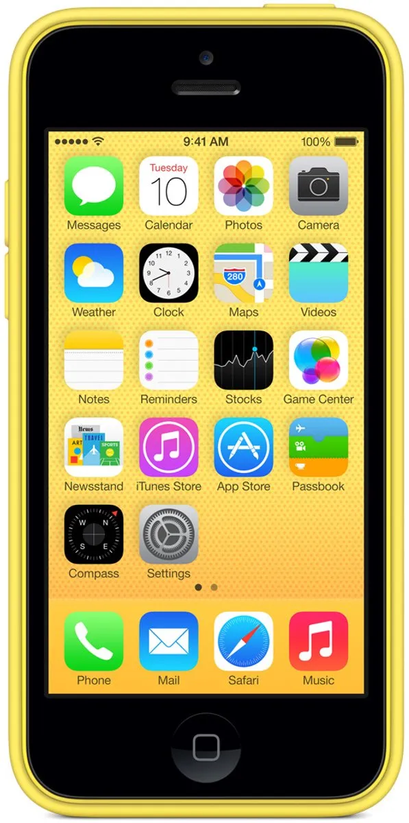 Apple iPhone 5c ME500DN - 16GB - Geel