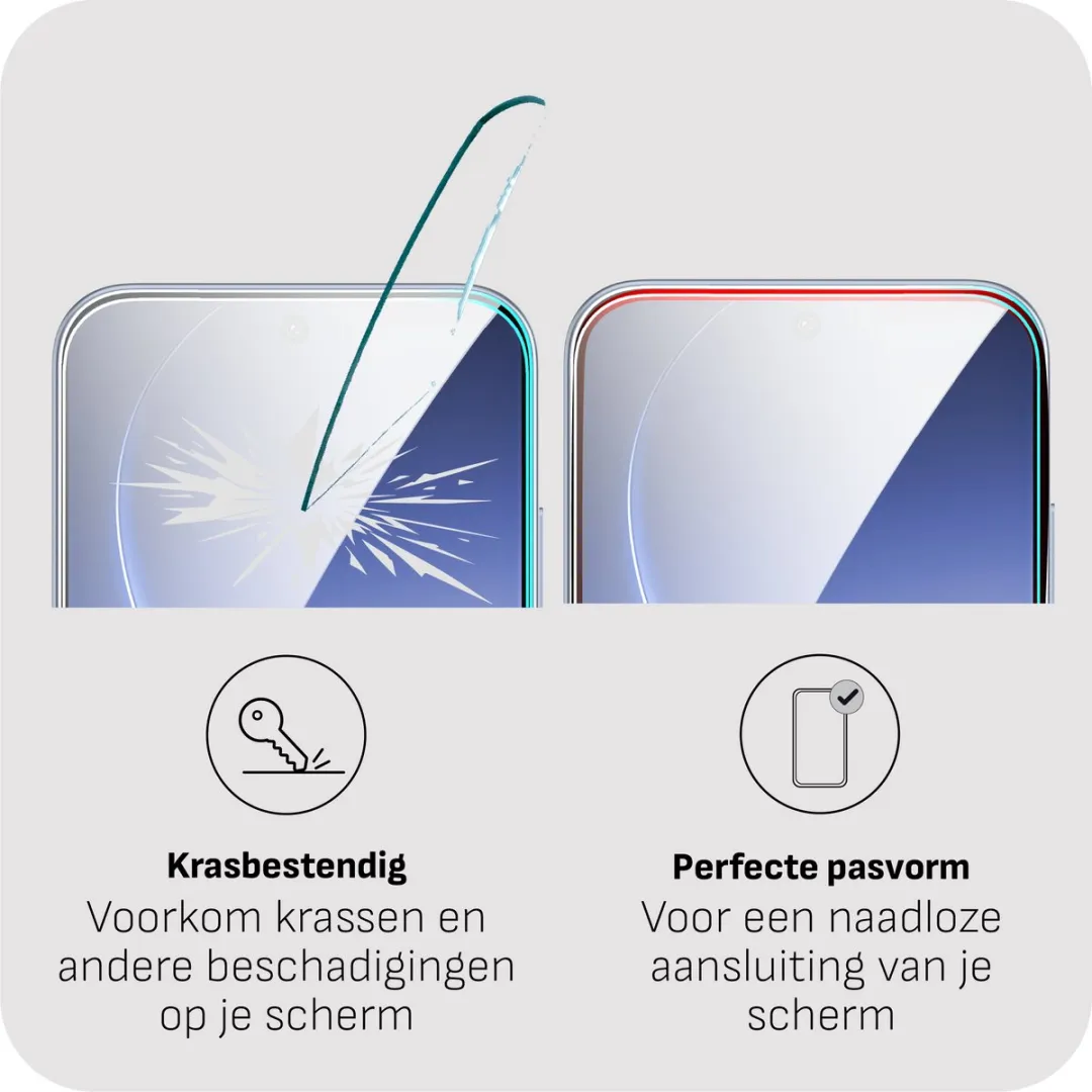 Just in Case Oppo Reno15 Screenprotector - Gehard Glas - afbeelding 6 van 6