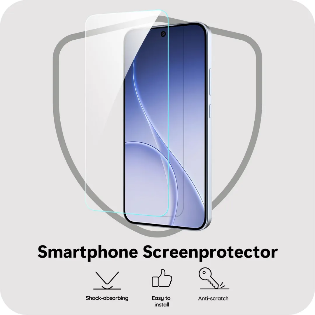 Just in Case Oppo Reno15 Screenprotector - Gehard Glas