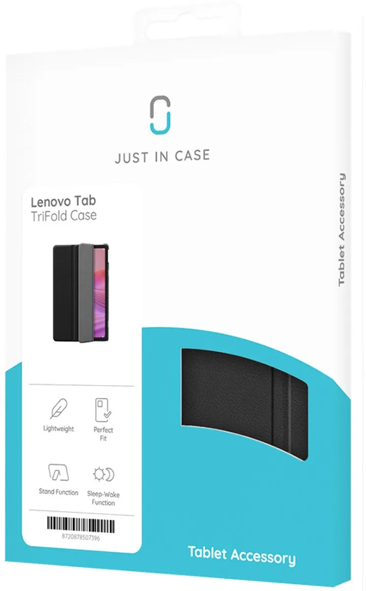 Just in Case TriFold Bookcase Hoes Lenovo Tab 10