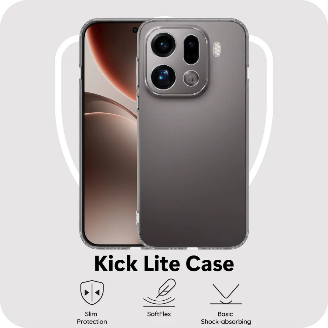 Just in Case Oppo Find X9 Pro Siliconen Hoesje - MOO2811KL0 - Transparant - afbeelding 6 van 6