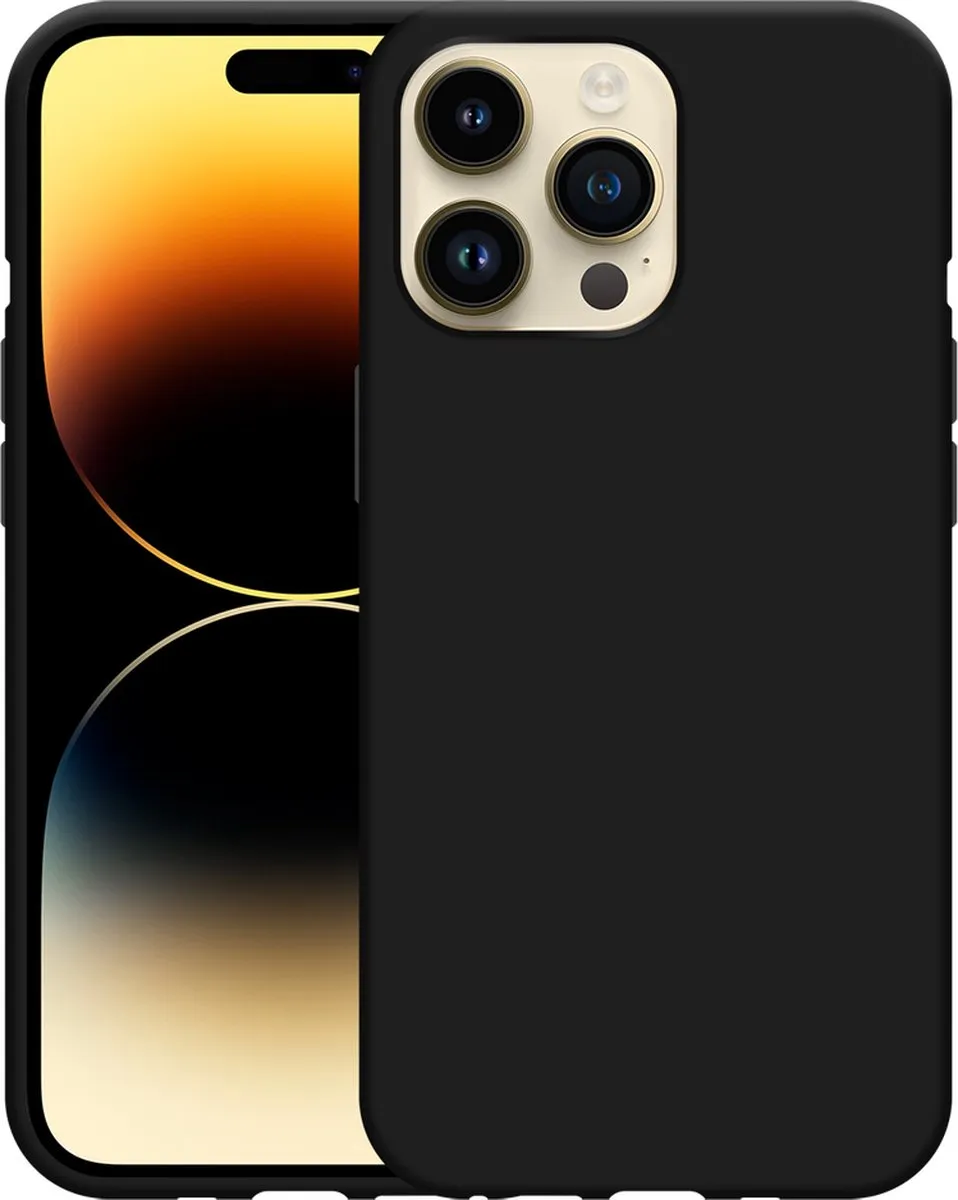 Just in Case iPhone 15 Pro Max Hoesje met Koord - Zwart
