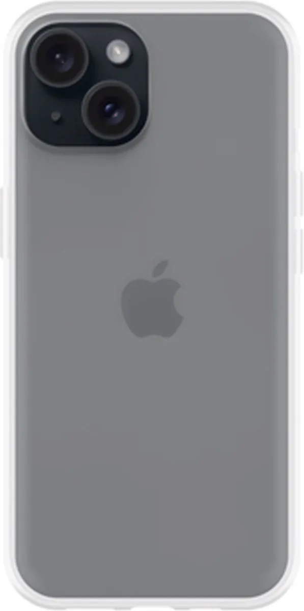 Just in Case iPhone 15 Siliconen Hoesje - Transparant - MPN 8129642