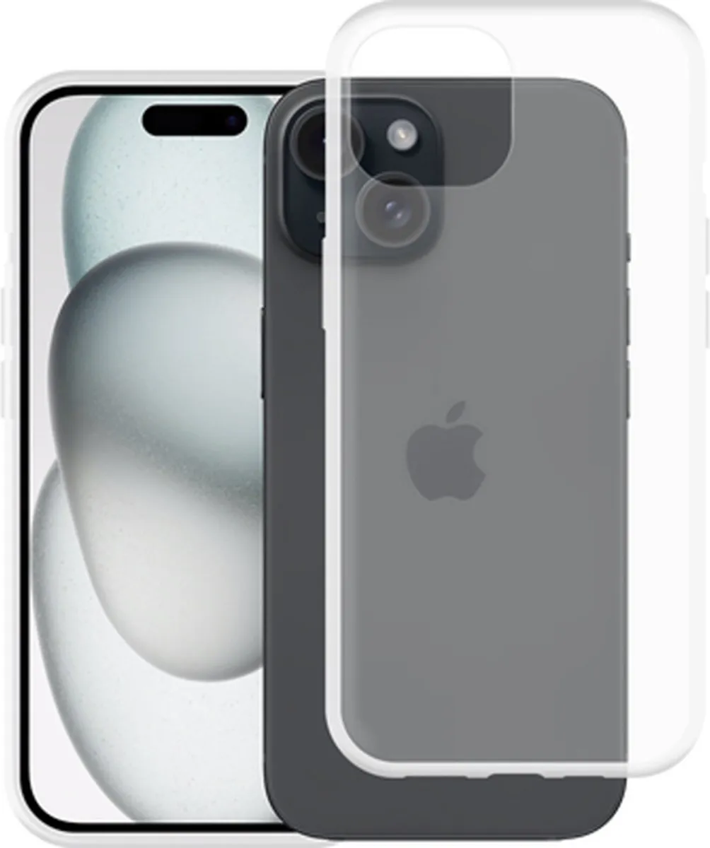 Just in Case iPhone 15 Siliconen Hoesje - Transparant - MPN 8129642