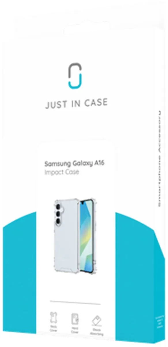 Just in Case Hoesje Samsung Galaxy A16 Impact Shockproof 8502636 - Transparant