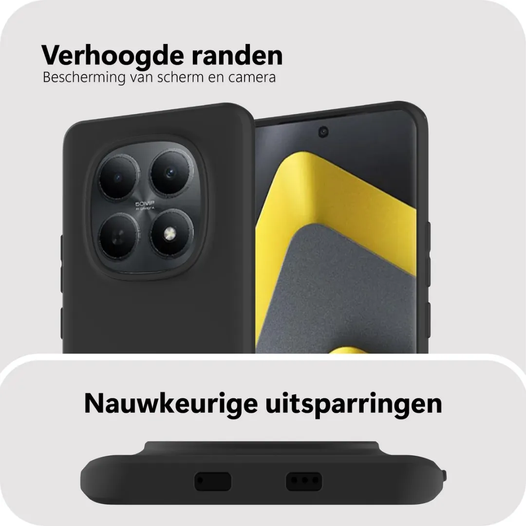 Just in Case Hoesje MXM2874KL1L Xiaomi Poco M8 5G - Zwart