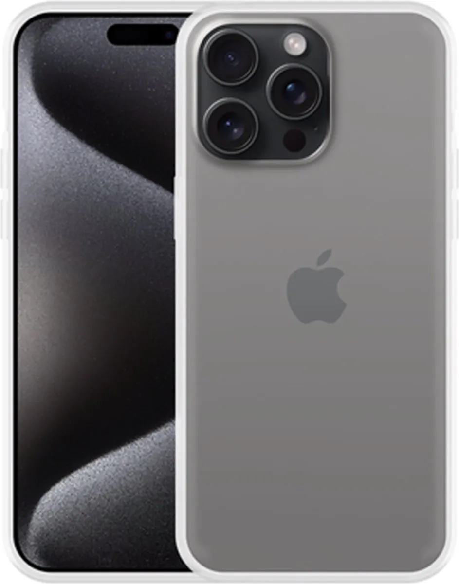 Just in Case iPhone 15 Pro Max Hoesje Siliconen - Transparant - 8132727