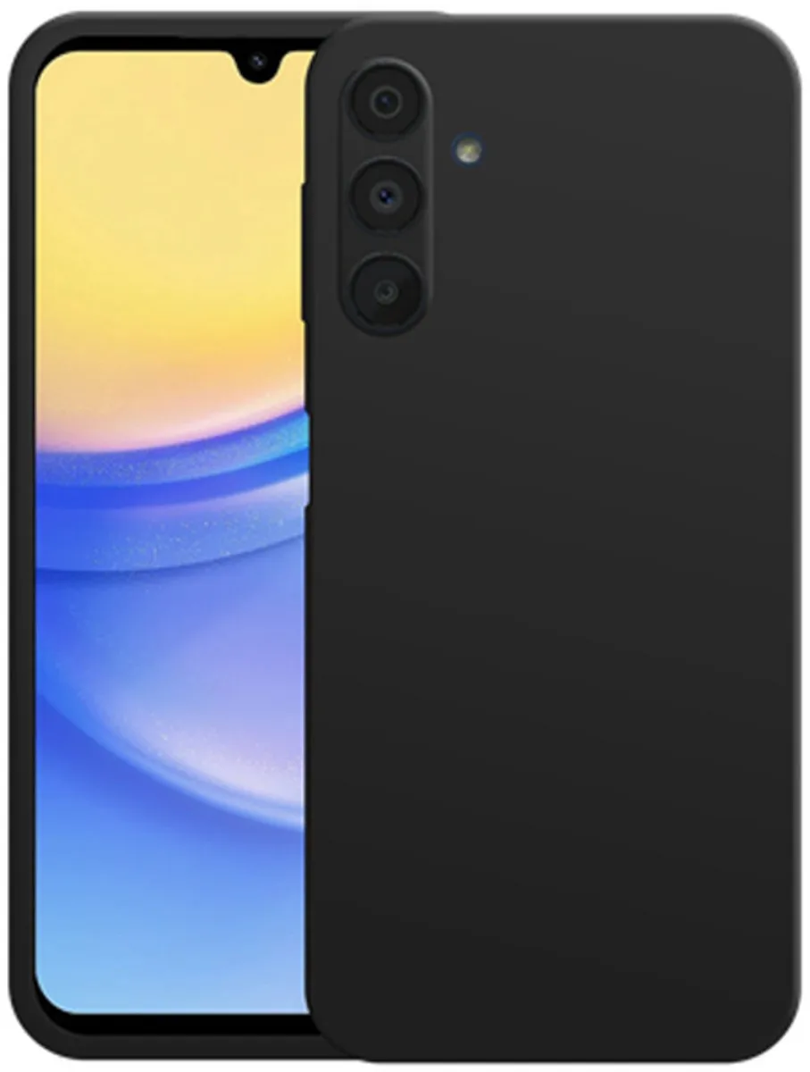 Just in Case Hoesje Samsung Galaxy A15 - Zwart - 8326652