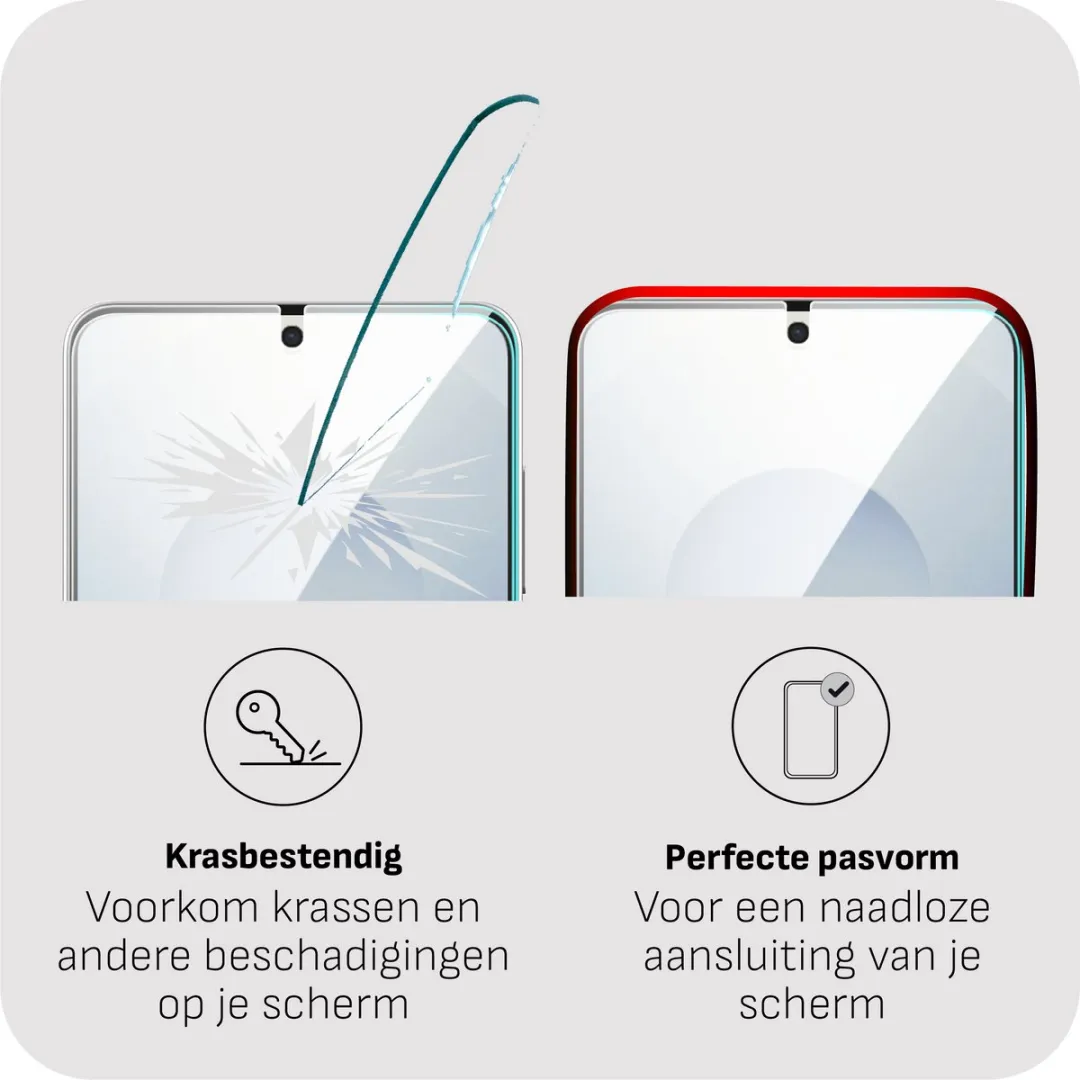 Just in Case Screenprotector Samsung Galaxy S26 - Gehard Glas