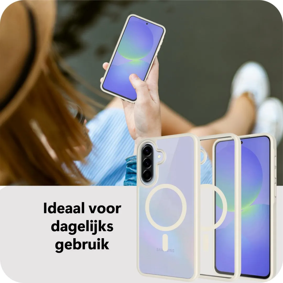 Just in Case MSA2870AE10M Hoesje Samsung Galaxy A37 - MagSafe - Ivory