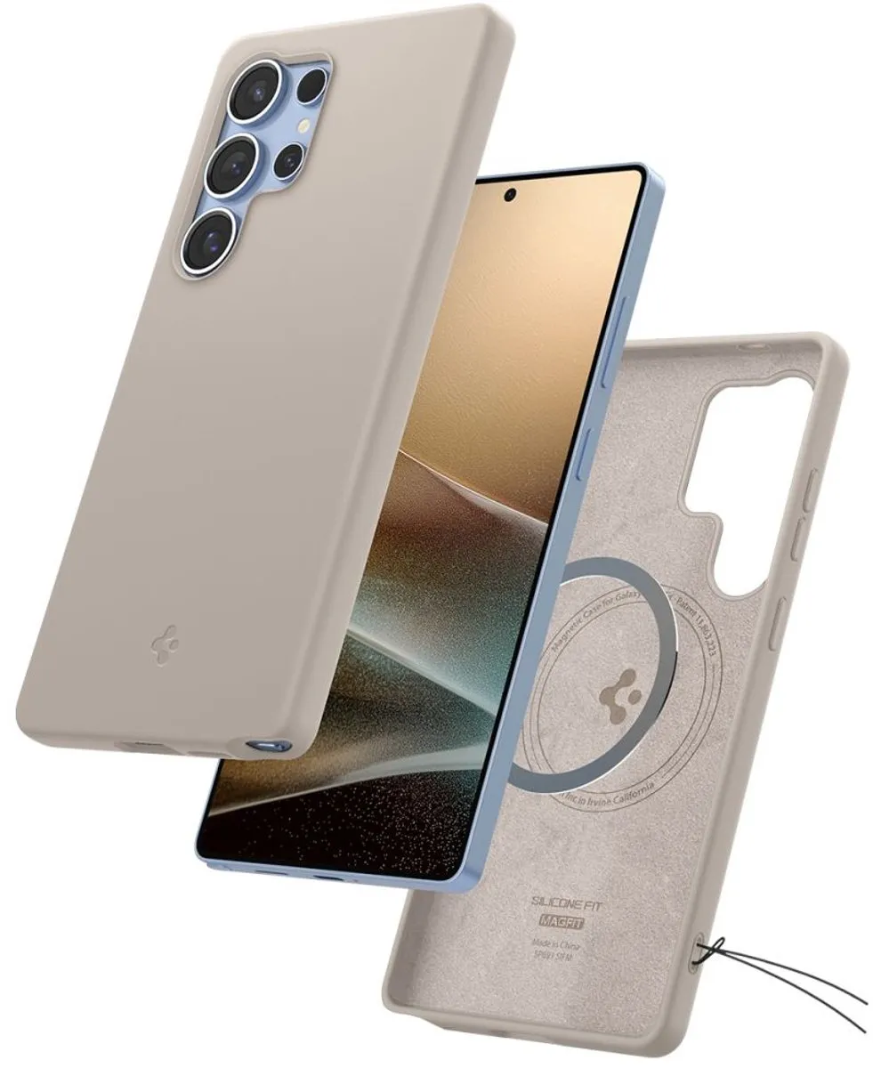 Spigen Silicone Fit MagSafe Galaxy S24 Ultra Hoes - Transparent